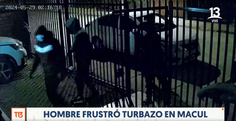 T13 - Hombre frustró 'turbazo' en Macul