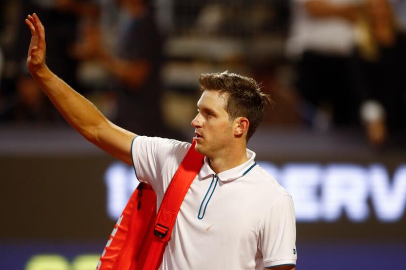 Nicolás Jarry consiguió trabajado triunfo en el Masters de Roma - Crédito: Photosport.