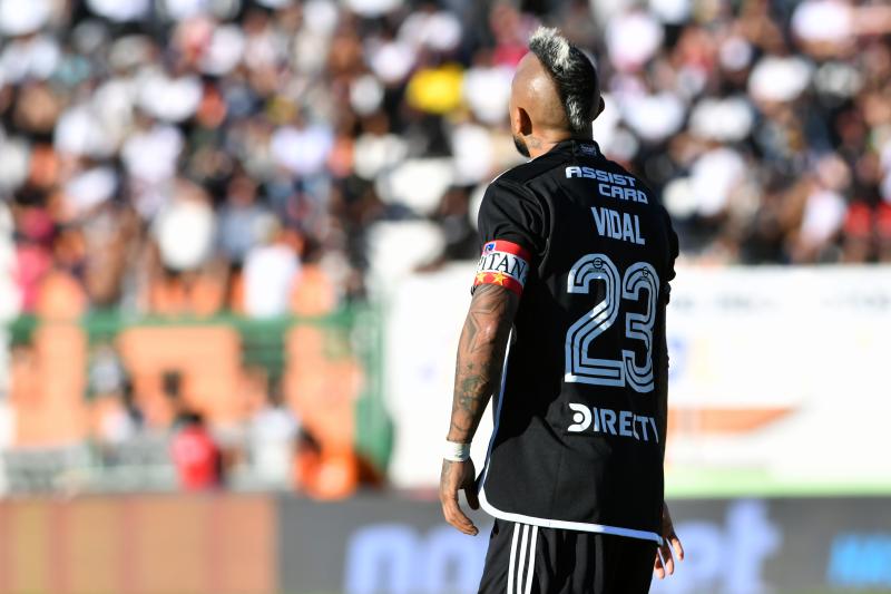 Arturo Vidal (36) volverá a sumar minutos en Colo Colo este fin de semana / Créditos: Photosport