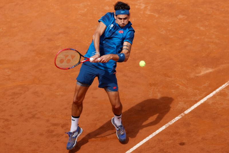 Alejandro Tabilo busca su primera final del Masters 1000 en Roma - Crédito: Photosport.