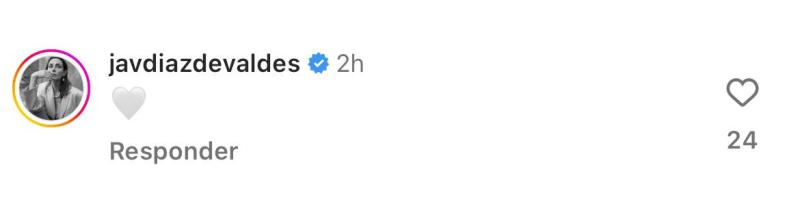 Mensaje de Javiera Díaz de Valdés en Instagram