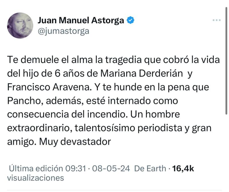 X (ex Twitter) - Juan Manuel Astorga