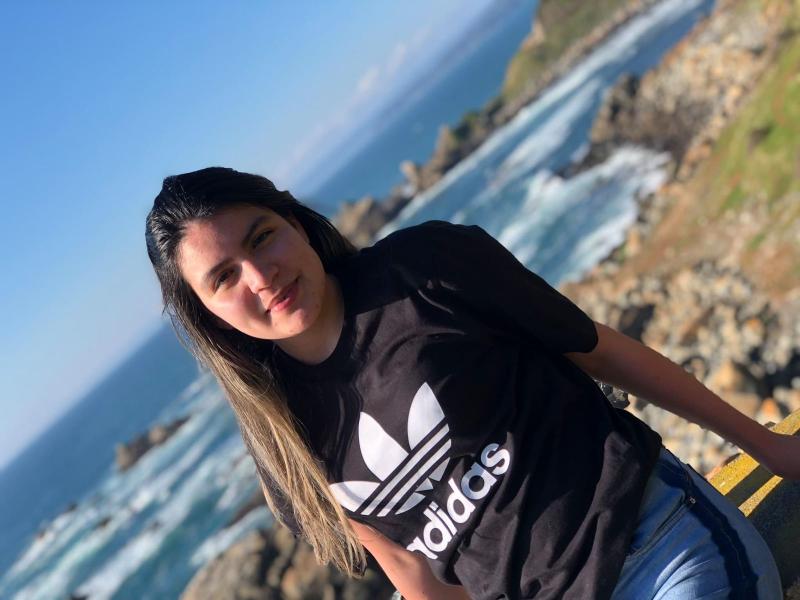 Cedida a T13 - Aspirante a gendarme Ignacia Albornoz