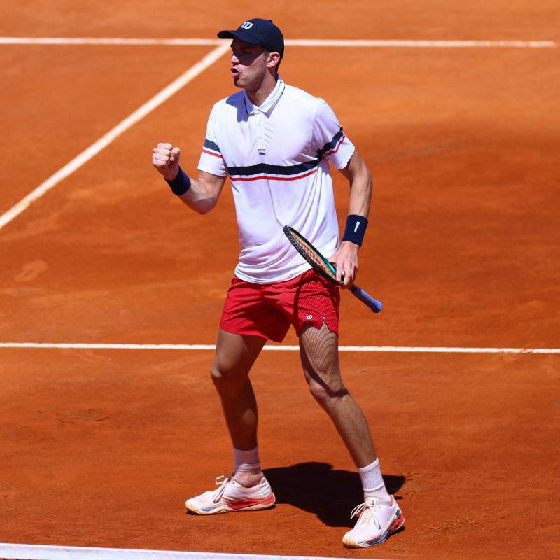 Nicolás Jarry tendrá un duro cruce en octavos de final del Masters 1000 de Roma. / Foto: ATPTour