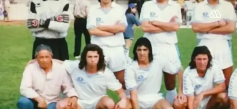 Así lucía Gustavo Álvarez en su etapa como futbolista. / Foto: Mega