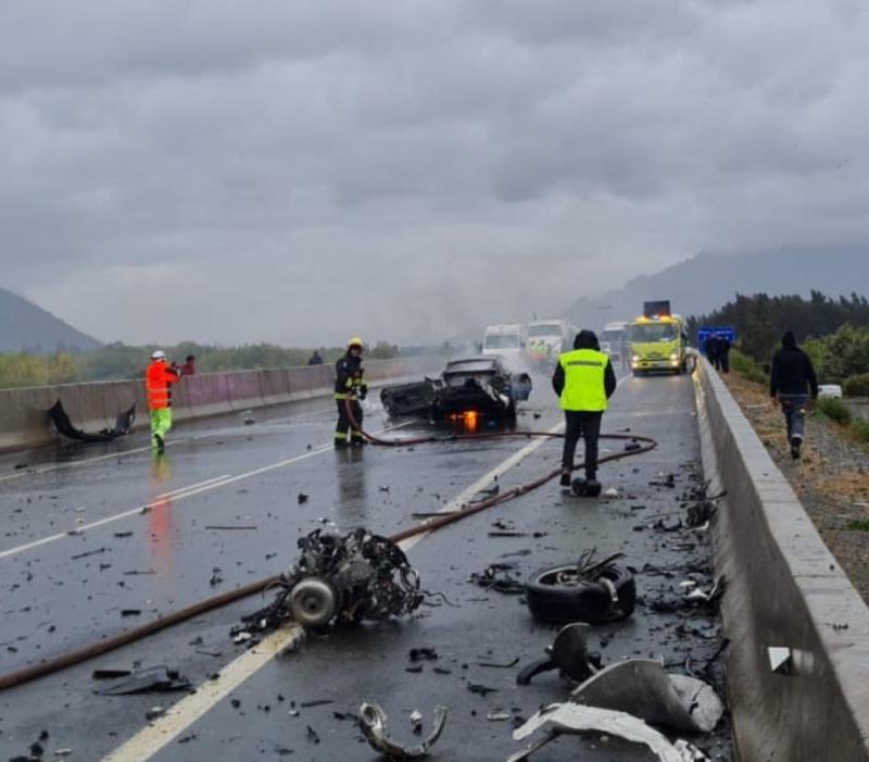 Twitter - Accidente en Panquehue