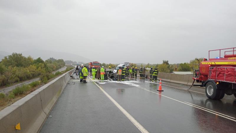 Carabineros - Accidente en Panquehue