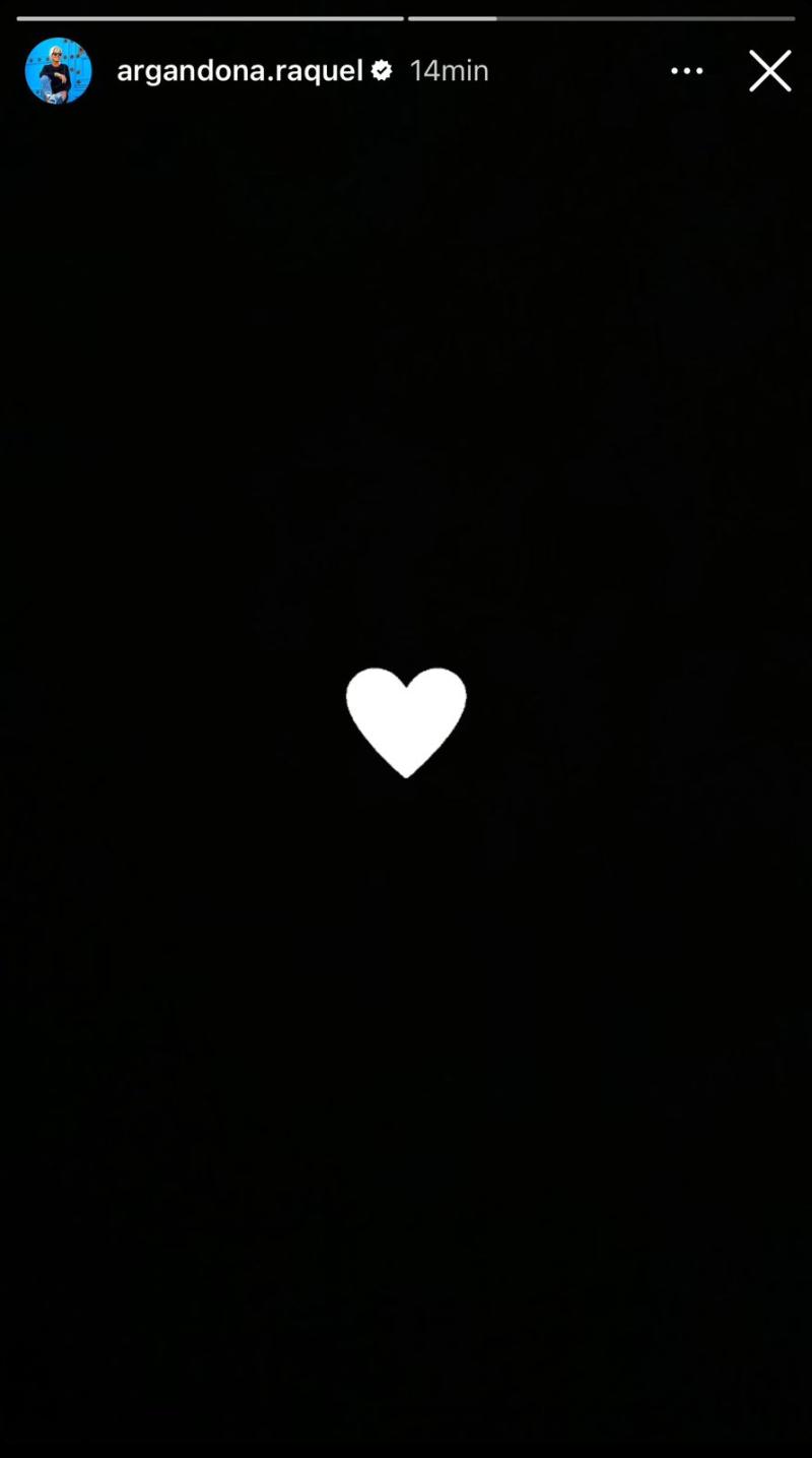 Instagram - Storie de Raquel Argandoña sobre Claudio Iturra