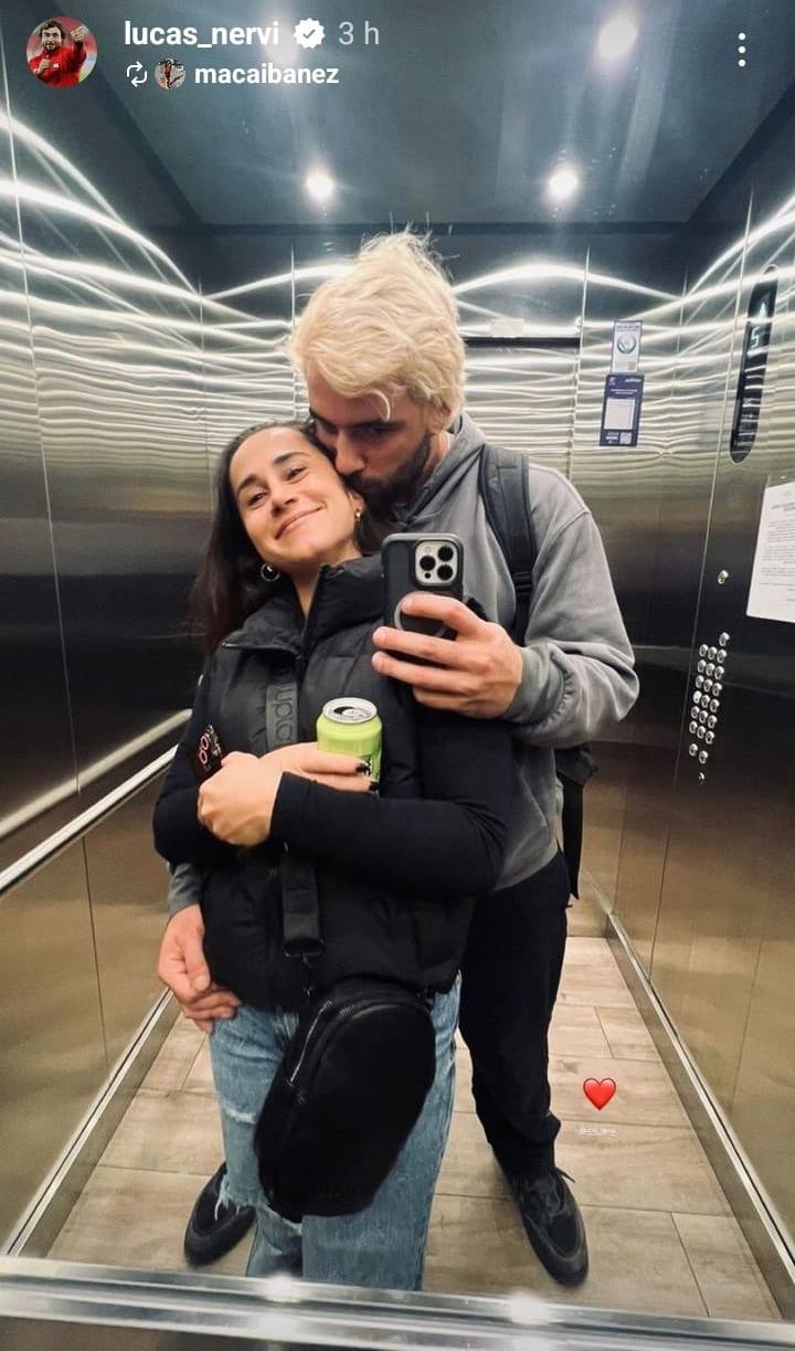 Lucas Nervi y Macarena Ibáñez - Crédito: Instagram