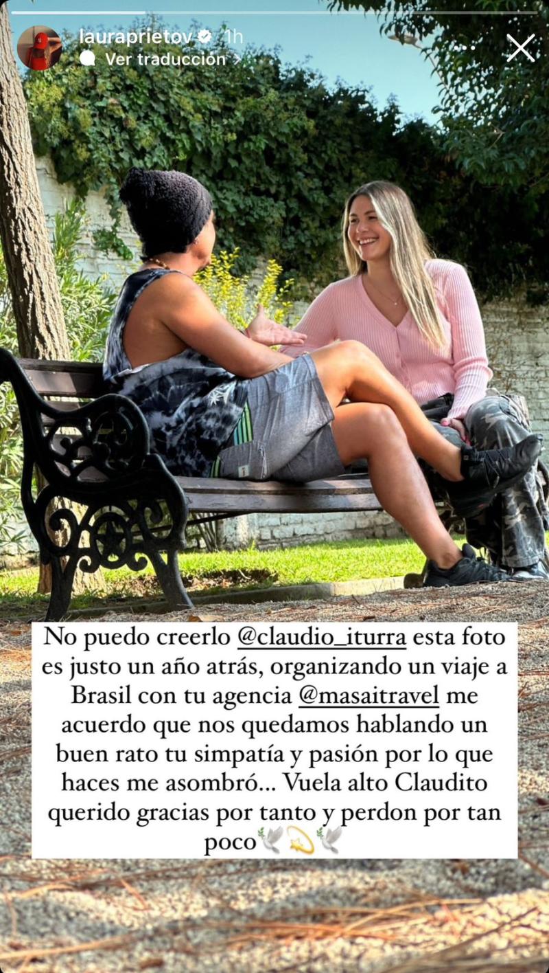 Instagram - Laura Prieto con Claudio Iturra