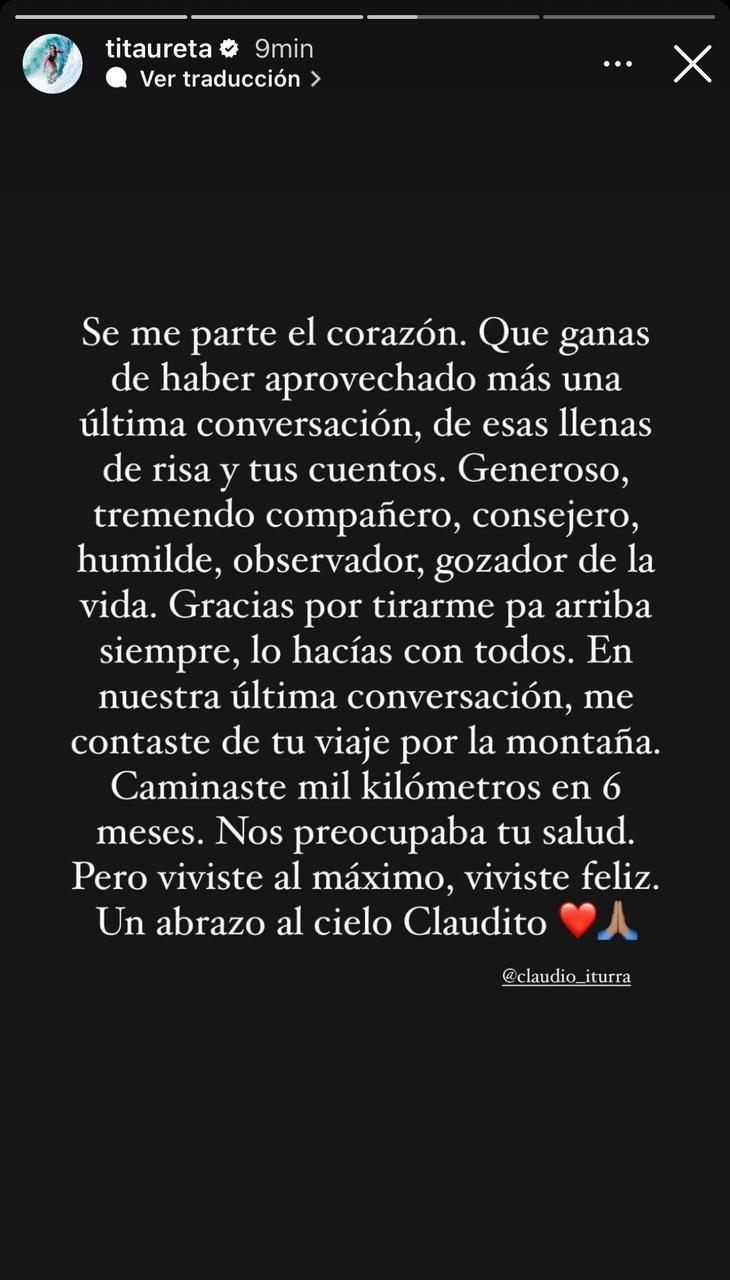 Instagram - Tita Ureta y Claudio Iturra