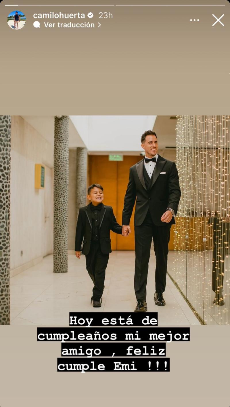 Instagram - Camilo Huerta e hijo menor de Marité Matus