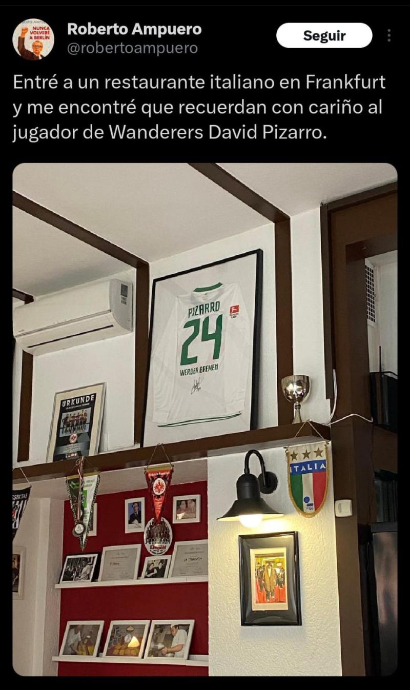 Twitter (X) Roberto Ampuero