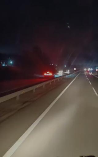 Captura - Vehículo contra el tránsito por la ruta 78