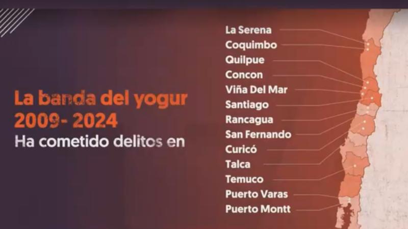 El tour delictual de la 'banda del yogurt' - T13