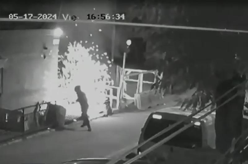 Cámara de seguridad captó todo: Así se originó el incendio por fuga de gas en Cerrillos