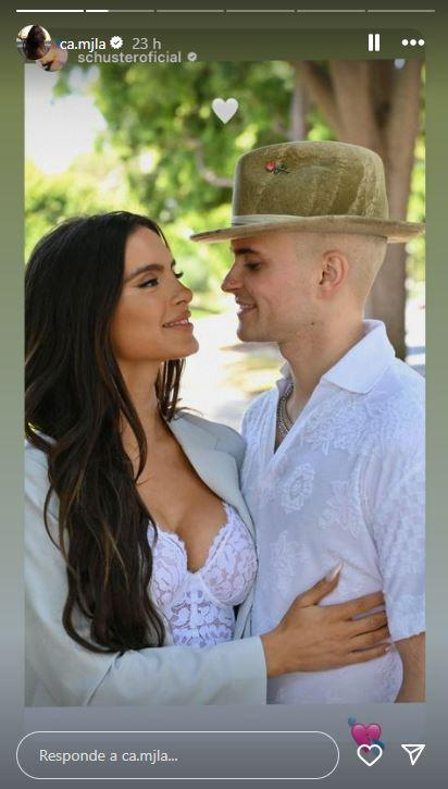 Las románticas fotos del matrimonio en EE.UU de Augusto Schuster con la ex MasterChef, Camila Sepúlveda