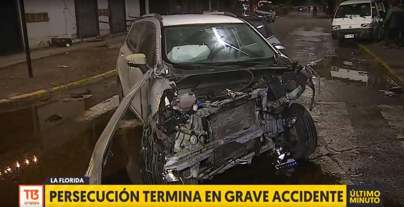 T13 - Impactante choque en La Florida