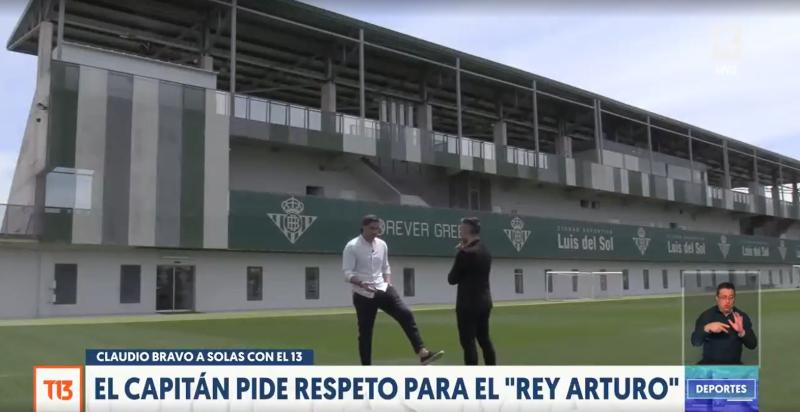 T13 - Conversación exclusiva de T13 con Claudio Bravo