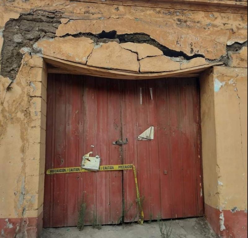 Daños tras temblor en Guatemala - Twitter