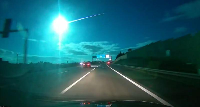 X - ¿Un meteorito? Objeto iluminó los cielos de ciudades de Portugal y España