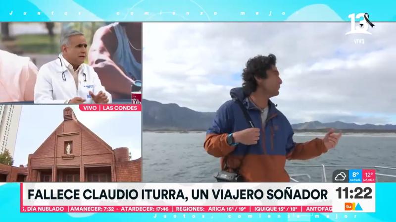 Canal 13 - Doctor Ugarte habla del tipo de infarto que habría sufrido Claudio Iturra