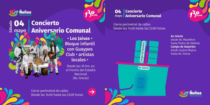 Los Jaivas se presentarán de forma gratuita en Ñuñoa