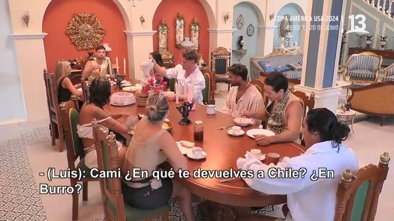 Canal 13 - Luis Mateucci y Camila Recabarren pelean en '¿Ganar o Servir?'