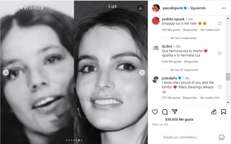 Instagram (@pascalispunk) - Verónica Pascal y Lux Pascal (madre y hermana de Pedro Pascal)