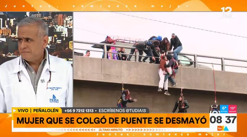 Mujer se desmayó durante protesta - Tu Día
