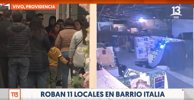 T13 - Millonario robo en Barrio Italia