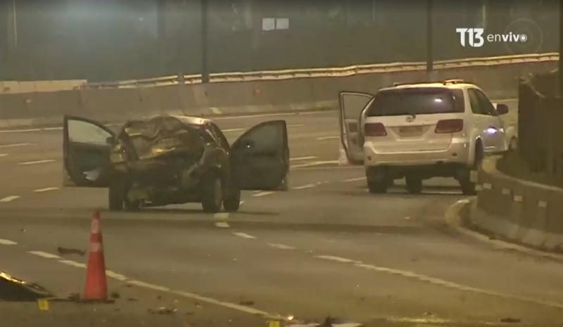 Hombre muere atropellado tras bajarse a empujar auto 'en panne' en San Bernardo