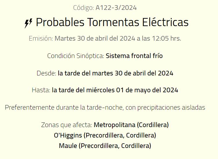 Llegó la lluvia a Santiago: Reportan caída de granizos en algunas comunas