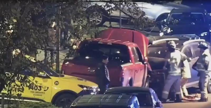 Hombre chocó autos y atropelló a persona en Vitacura: manejaba en estado de ebriedad