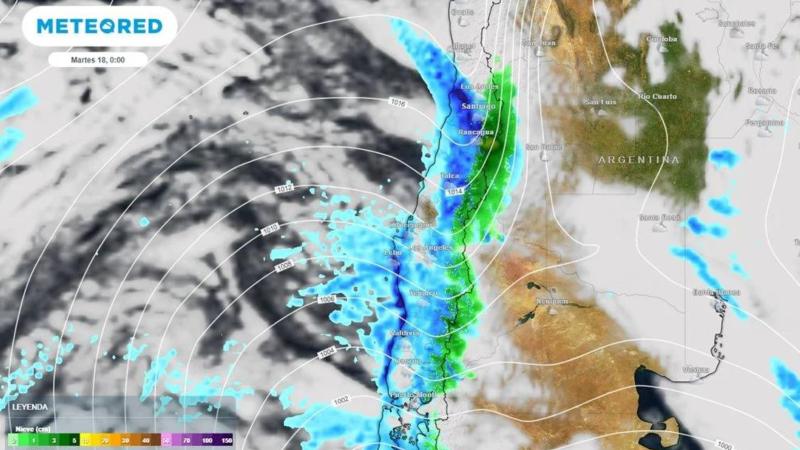 ¿Cuándo vuelve la lluvia a la zona central? Llega un nuevo sistema frontal