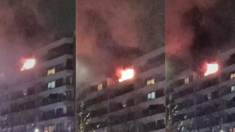 Incendio en Las Condes