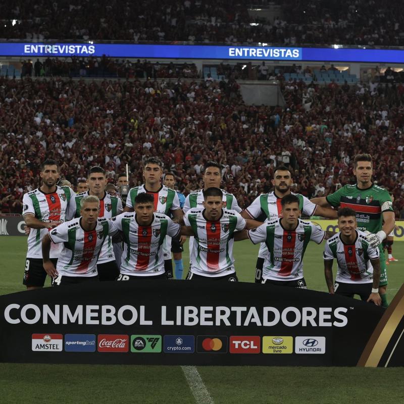 Palestino en el Estadio Maracaná. Crédito: Palestino