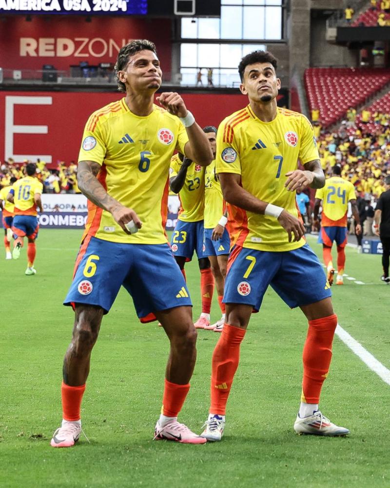 Colombia celebra su segundo triunfo en Copa América. Crédito: Photosport.