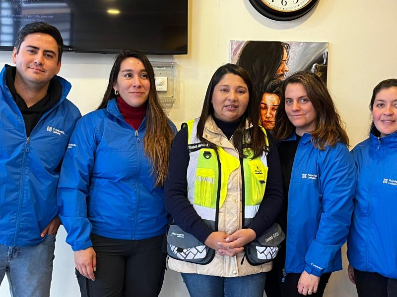 Alcaldesa Maricán junto a Fundación Luksic