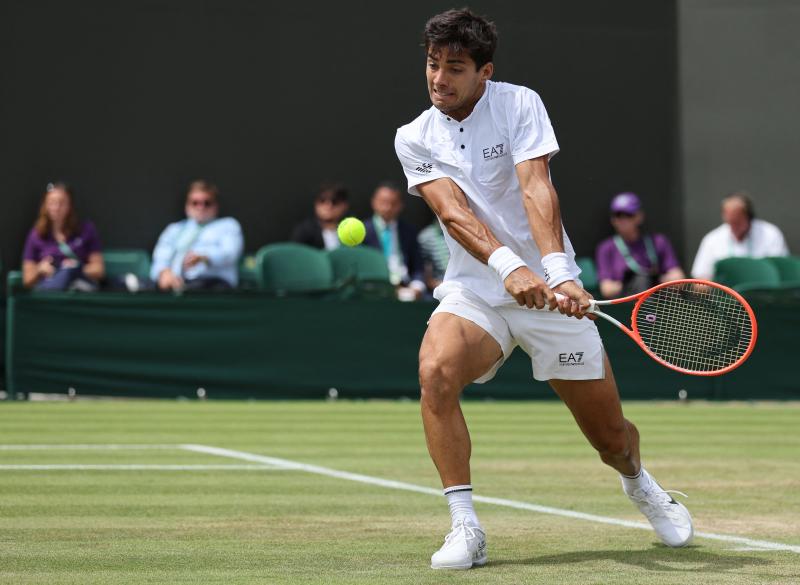 Cristian Garin se metió en el cuadro principal de Wimbledon 2024 - Crédito: AFP