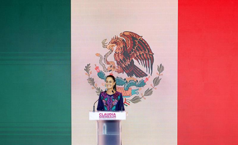 AFP - Claudia Sheinbaum hace historia al ser electa primera presidenta de México