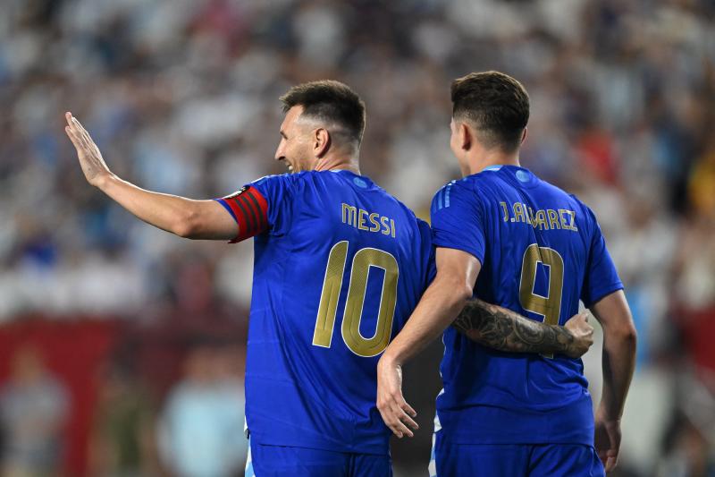 Argentina enfrentará a Canadá en el partido inaugural de la Copa América 2024 - Crédito: AFP