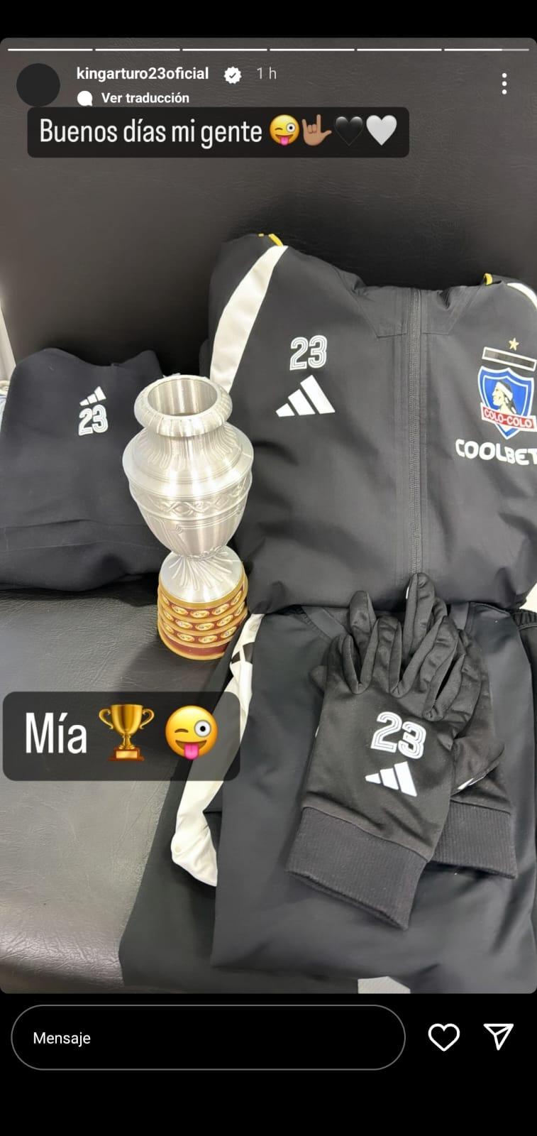 Instagram de Arturo Vidal