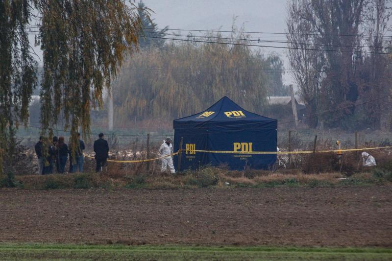 Hallazgo de cuerpos baleados en Lampa - Agencia Uno