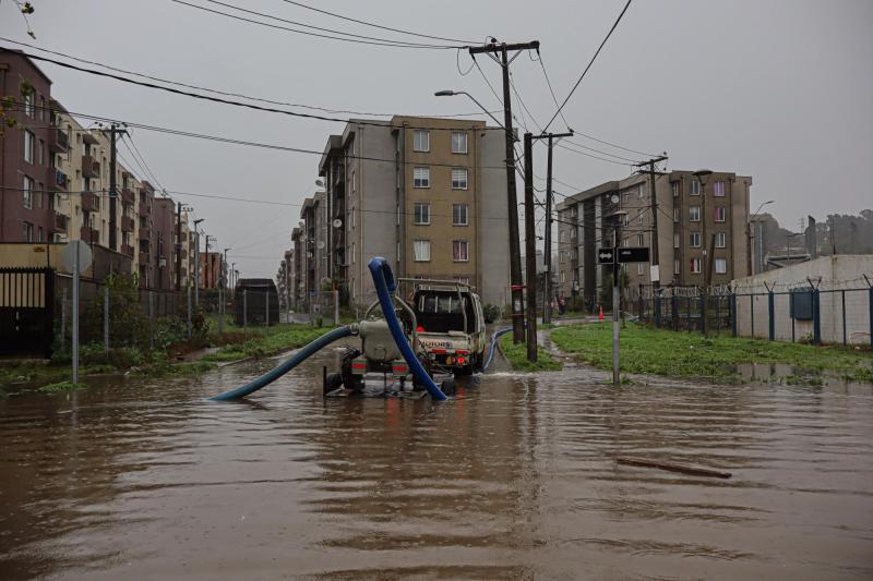 Sistema frontal en el Biobío - Referencial Agencia Uno