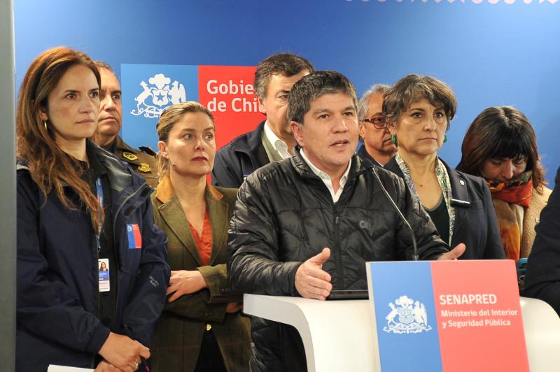 Agencia Uno - Ministro (s), Manuel Monsalve, informó la suspensión de clases