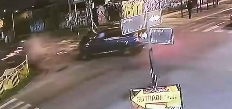 T13 - Violento choque en Quinta Normal