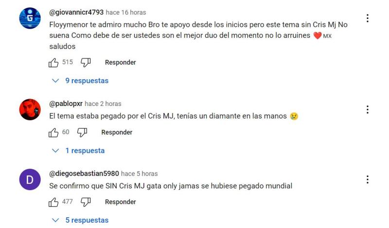 Captura - Reacciones a 'Gata Only Remix'