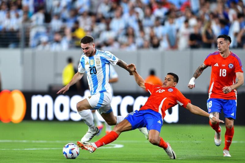 Chile vs Argentina por Copa América - Créditos: Photosport