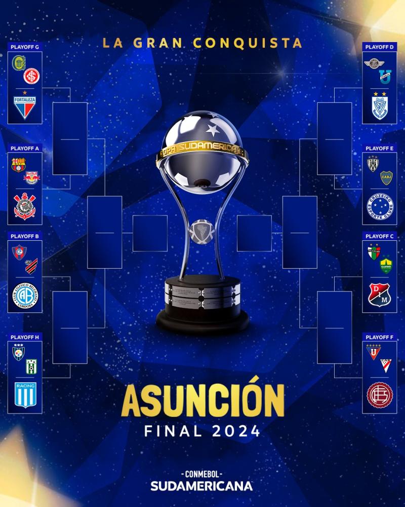 Cuadro de la Copa Sudamericana - Créditos: Conmebol